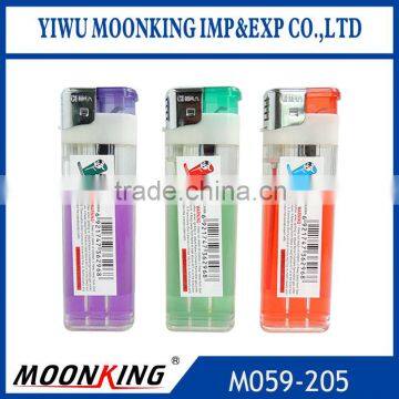 new arrival big disposable electronic cigarette lighter with color gas
