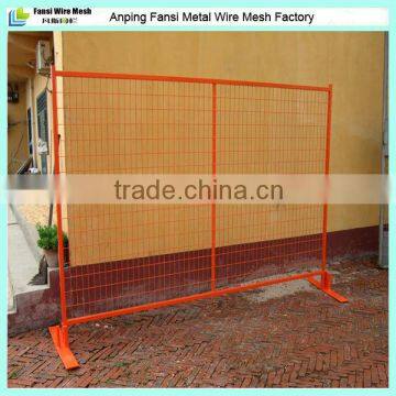 Removable temporary fencing panel