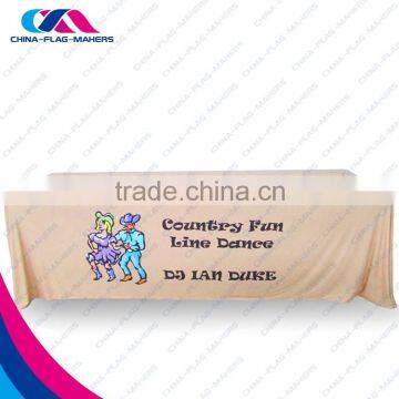Custom Trade Show Champagne Color Table Cloth photo-2