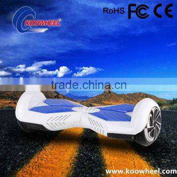 LED lighting 2 wheels intelligent electric self-balancing vehicle with Rohs certificated