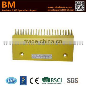 57410420Y,Escalator Comb Plate for 9300,202.9x107mm,Tooth Pitch 9.068,Hole Spacing 145,22T,Yellow