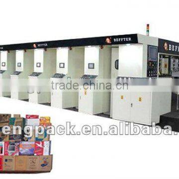 Fixed Five Colors Printing Glazing Die-cutter Stacker Machinery