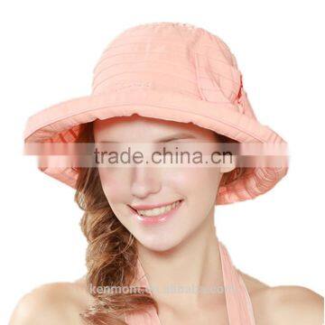 Ladies fashion summer beach printed sombrero big brim straw hats