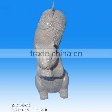 candle squirrel (Christmas candle,gift candle)polyresin