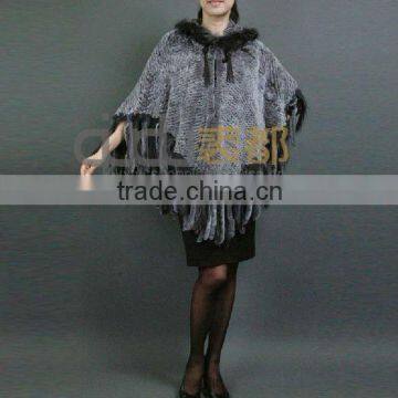 QD10884 Rex Rabbit Poncho