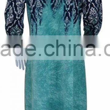 Milk Silk New Arrival Dubai Clothing for Women With Long Sleeve Fashion Latest Abaya Designs 2016 Dubai Abaya photo-2