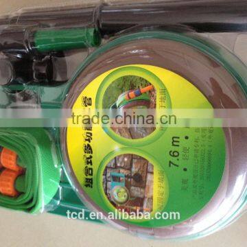 Portable hot sale garden watering hose Reels with spray head