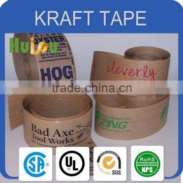 Offer brown self adhesive kraft paper tape OEM size