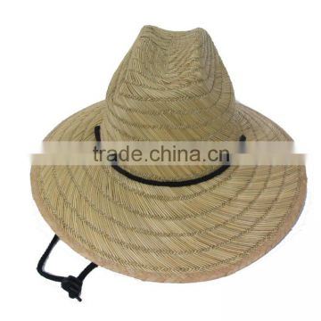 natural rush straw cheap cowboy hats farmer hat