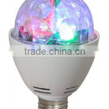 Rotating Disco Ball 360 Degree LED Disco Stage Light Home Party Bulb and Disco Lighting With Star Shower Effects photo-3