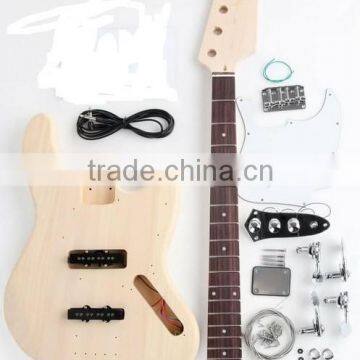 Unfinished DIY Electric Bass Guitar Kits