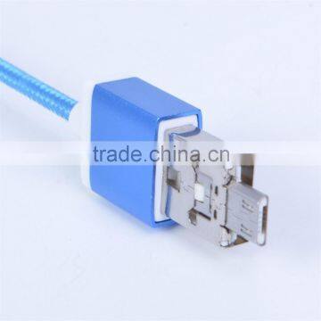 New Arrival Aluminium Alloy USB Data Cable for Mirco Usb Otg Cable / Braided Usb Charging Cable photo-3