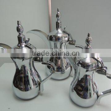 5 Size for Choice Stainless Steel Arabic Dallah Coffee Pot With Golden or Silver Coating photo-6