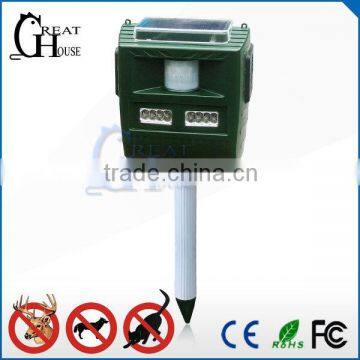 GH-192B Waterproof two ultrasonic speaker solar outdoor Raccoon squirrel trap