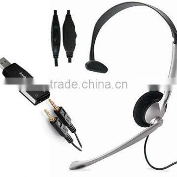 Digital Sound USB Headset for Computer USB-679