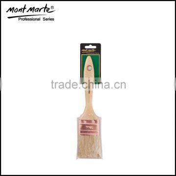 Professional Natural Wooden Handle Hog Bristle Paint Brushes