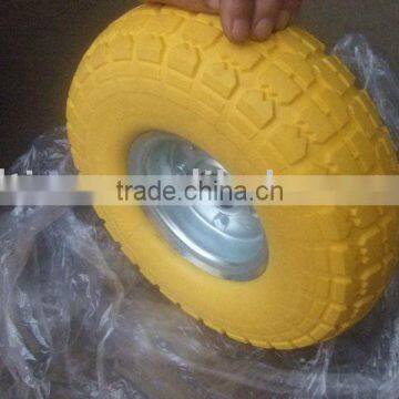 flat free pu foam wheel (410/350-4)