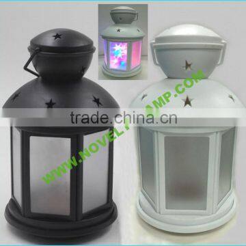 Promotion gift 3D LED light flashing star garden lantern lamp