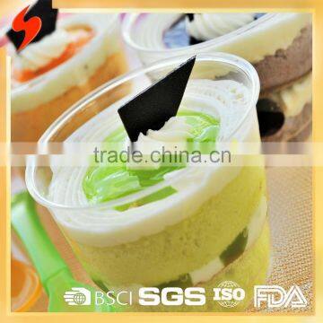 Hot Sale Unique Transparent Cheese cake Cup