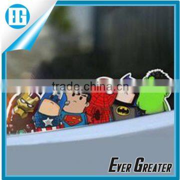 customized DIY Cartoon Decorative PVC Sticker strong adhensive,promotional gift