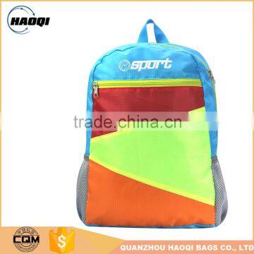 Colorful foldable gym sport backpack bag