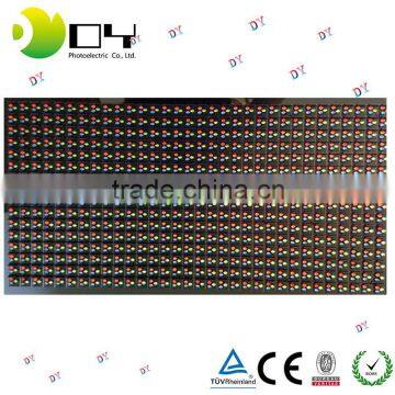 Outdoor RGB P10 Full Color LED Display Module 1R1G1B 320*160mm 7500mcd/sqm 1/4 Scan waterproof DIP led for led module board