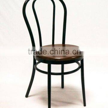 Walnut brown color wooden thonet chair in wedding