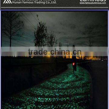 Glow in the dark gravel for Patio Trails Home decoration