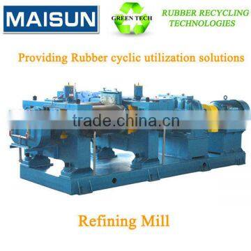 reclaimed rubber making machine for waste tyre/used tires recycling production line