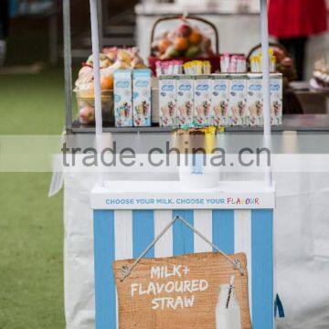 Outdoor Promotional Cardboard Display Standee for Milk Drinks