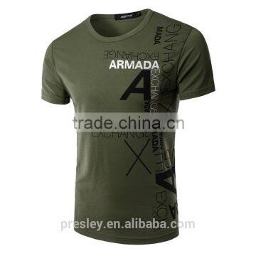 Presley OEM High Fashion Bulk Apparel Men Clothing Print Tshirt Custom Logo t Shirt