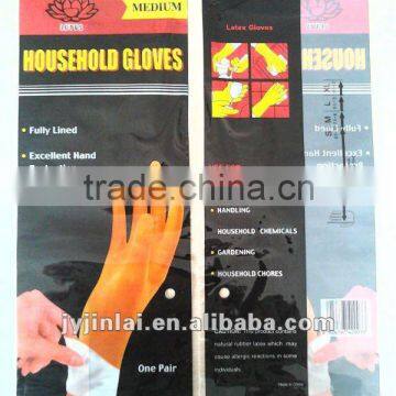 Laminating and Printing Household Gloves Bag