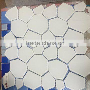 glass mix stone mosaic tile glass stone mosaic for home decoration (size 12'x12')