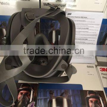 3M 6800 Reusable Full Face Mask, Black Color, Silicone Material, Use With 2091, 2096, 2097 Filters photo-4