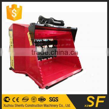 Construction machinery parts of Excavator Crusher Bucket