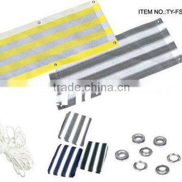 striated pe balcony screen