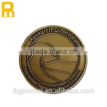 Custom logo special serial number sports coin for kids