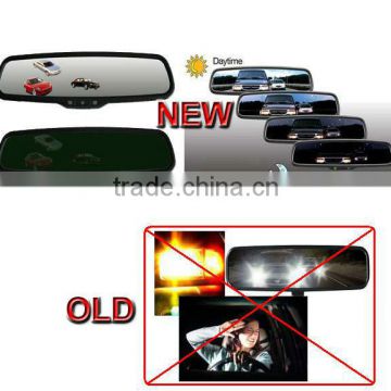 Universal Night Eye Auto Dim Rearview Mirror+Electronic Compass/Temperature Display (Free Ship By DHL+Quality Warranty One Year)