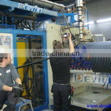 HDPE Large Diameter Hollow Wall Pipe Winding Production Line