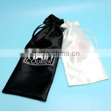 custom wig bags/hair extension packaging bag/silk bags/ Drawstring bags for hair