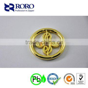 RORO14120907 Gold Round Tag for Bag and Luggage photo-4