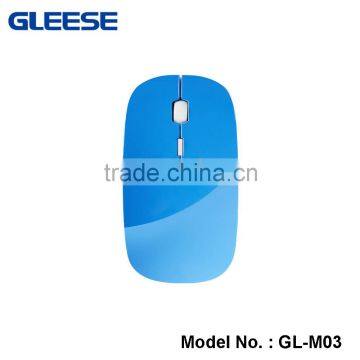 Fashional USB Rechargeable Unique 2.4Gh Wireless Mouse for Apple Notebook photo-3