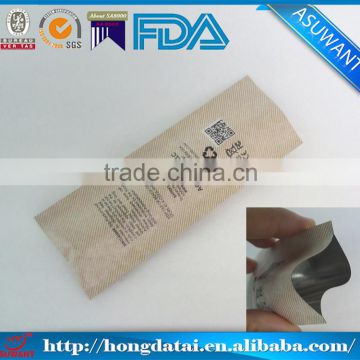 Three side seal mini paper bag for swab with customized logo printing                        
                                                                                Supplier's Choice