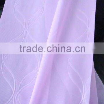 Embossed voile fabric