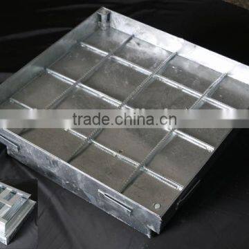 Hot Dipped Galvanised Steel Square Manhole Covers -B6-Size 300*300 --1000*1000mm
