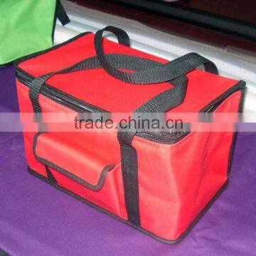 Large Handmade food cooler zippered case for outdoor picnic