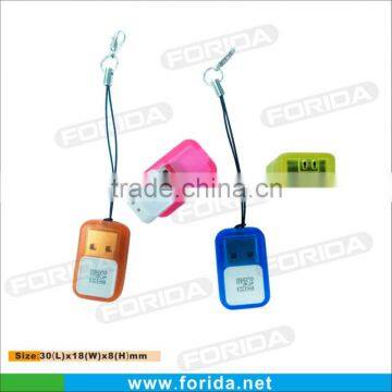 colorful promotional gifts USB 2.0 tf card reader