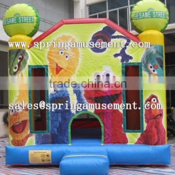 2015 commercial use cute inflatable jumper with hook and loop fastener SP-PP022