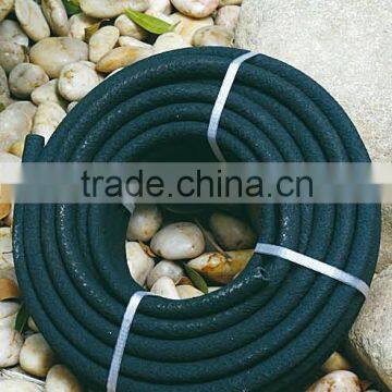 1/2'" recycled rubber porous soaker hose withg connectors