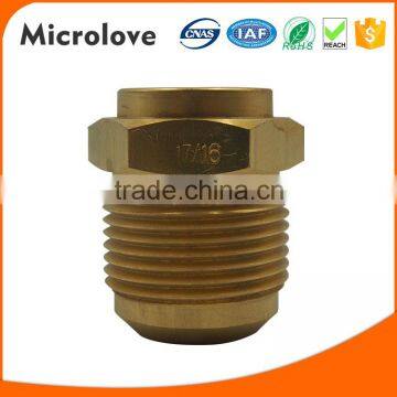 Custom hex tube cnc brass dresser hdpe pipe coupling